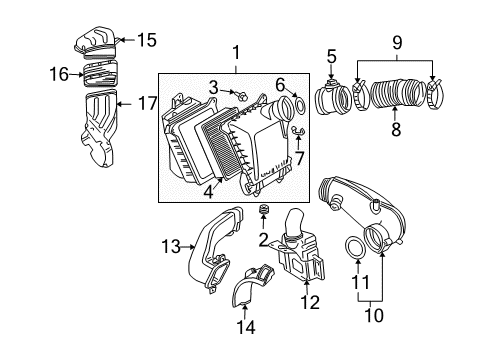 2004 Audi A4 Filters Diagram 4