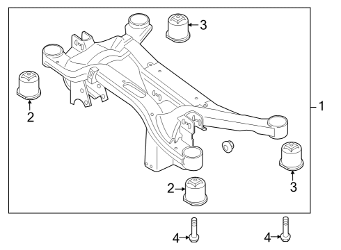 2025 Audi RS3 Suspension Mounting - Rear