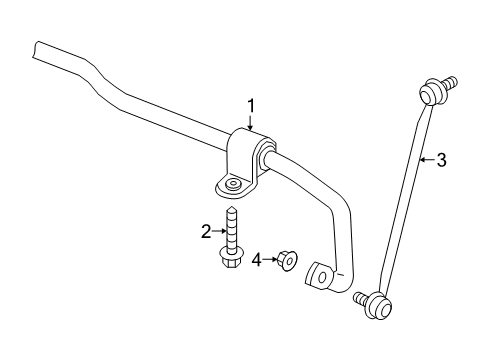 2023 Audi Q3 Stabilizer Bar & Components Diagram 2