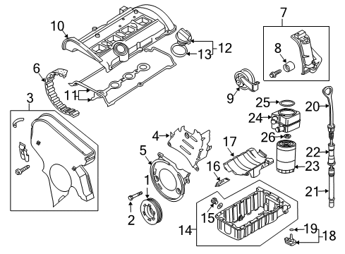 2004 Audi A4 Engine Parts Diagram