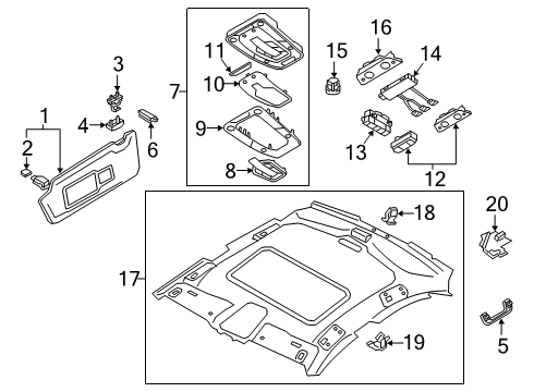 2024 Audi A4 Quattro Anti-Theft Components Diagram