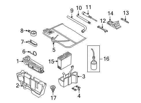 2011 Audi Q5 Sealer Diagram for 4L0-012-619-D