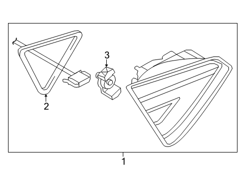 2014 Audi RS5 Tail Lamps Diagram