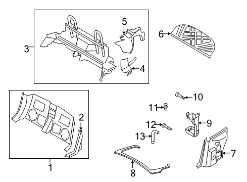 2011 Audi TT Quattro Stowage Compartment