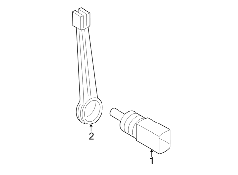 2022 Audi S8 Electrical Components - Front Bumper Diagram 6