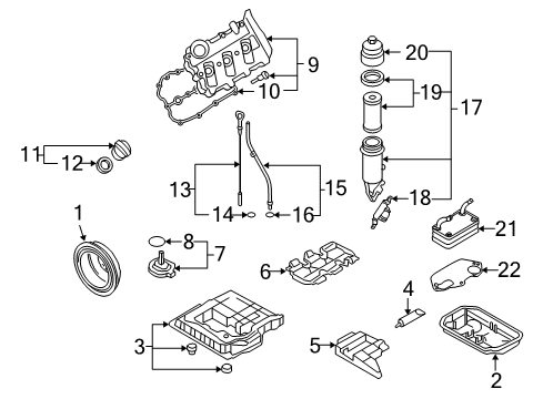 2006 Audi A4 Filters Diagram 5