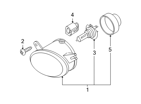 2007 Audi S6 Fog Lamps Diagram