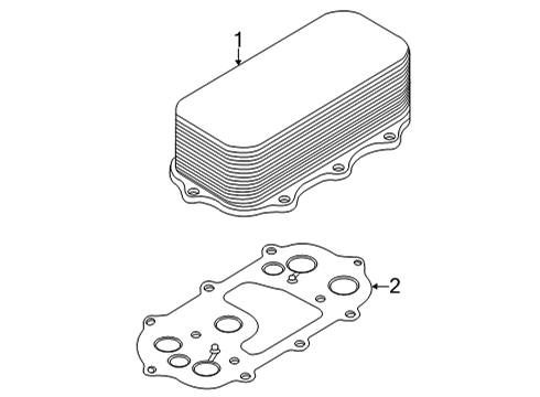 2020 Audi SQ7 Engine Oil Cooler Diagram