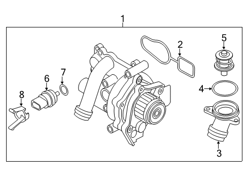 2011 Audi TT Quattro Water Pump Diagram 2