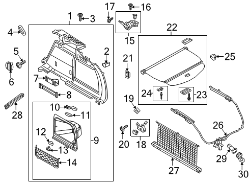 2024 Audi A4 allroad Interior Trim - Rear Body