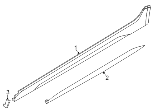 2022 Audi RS6 Avant Exterior Trim - Pillars