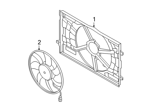 2018 Audi Q7 Cooling Fan Diagram 3