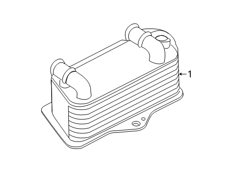 2019 Audi TTS Quattro Oil Cooler Diagram for 0GC-317-019-C