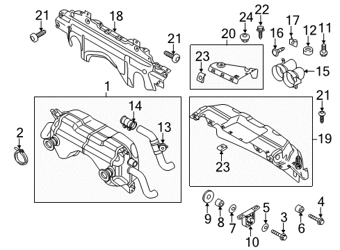 2014 Audi R8 Exhaust Components Diagram 2