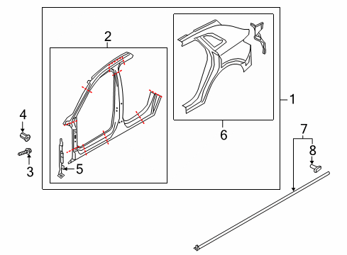 2019 Audi e-tron Quattro Uniside Diagram