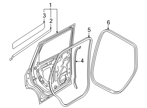 2025 Audi SQ7 Door & Components Diagram 2