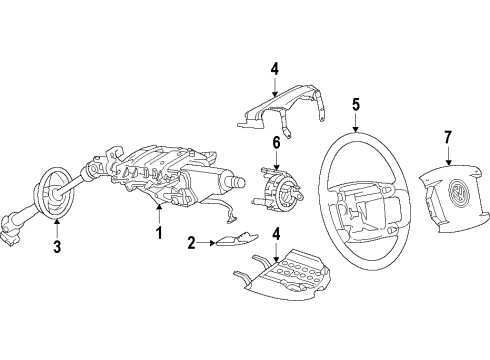 2010 Audi Q7 Steering Column Diagram
