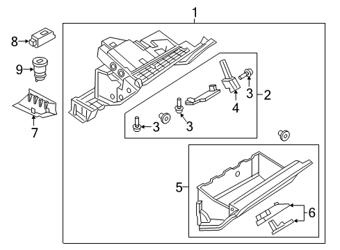 2017 Audi Q7 Glove Box Diagram