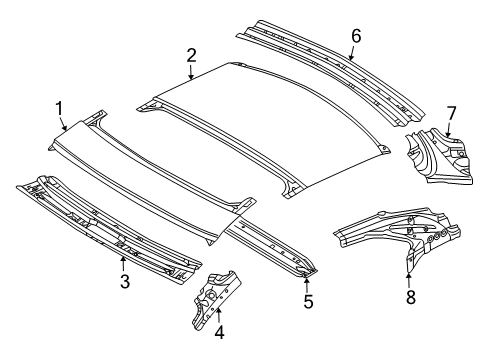 2016 Audi A5 Quattro Roof & Components