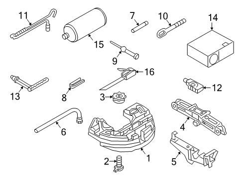 2020 Audi S8 Jack & Components