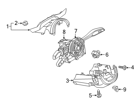 2020 Audi A6 Quattro SWITCH Diagram for 4N0-907-129-NR