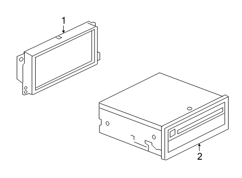 2013 Audi A5 Quattro Navigation System Components Diagram 2