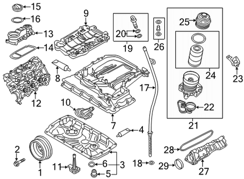 2024 Audi A6 allroad Filters Diagram