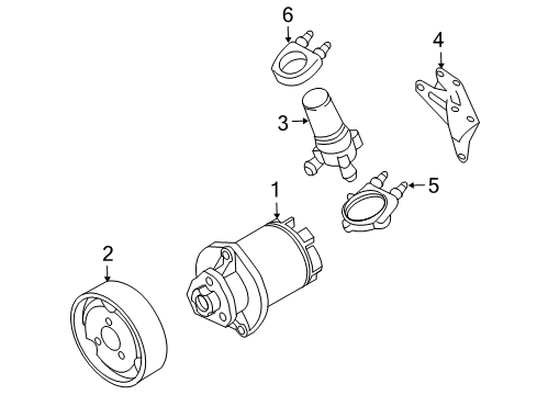 2009 Audi A3 Quattro Water Pump Diagram