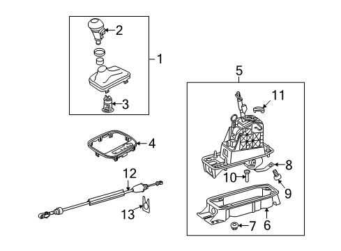 2011 Audi TT Quattro Gear Shift Control - AT Diagram
