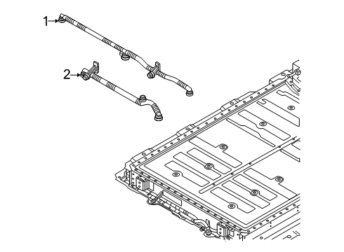 2025 Audi Q6 e-tron Hoses, Lines & Pipes Diagram 3