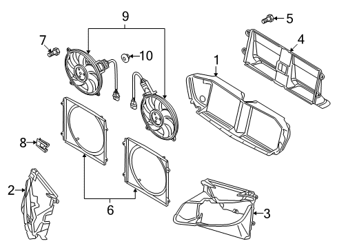 2008 Audi R8 Cooling Fan Diagram