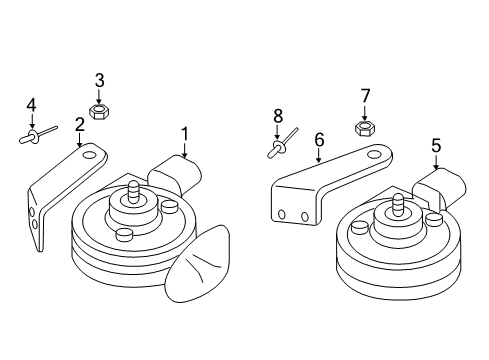 2015 Audi SQ5 Horn Diagram