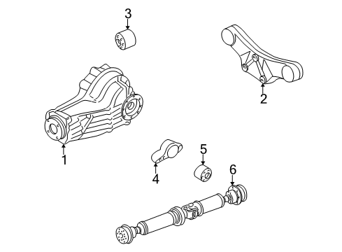 2003 Audi A6 Quattro Axle & Differential - Rear