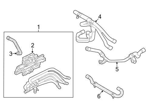 2025 Audi Q4 e-tron Hoses, Lines & Pipes Diagram 11