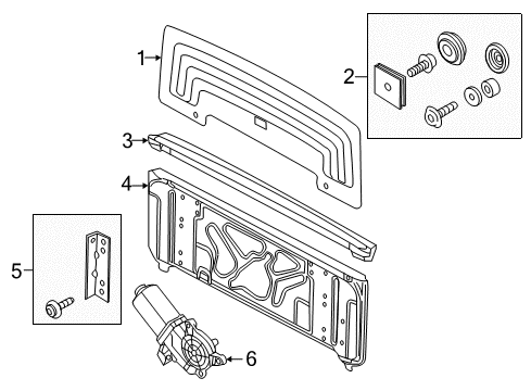 2011 Audi R8 Glass & Hardware - Top