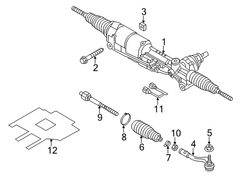 2015 Audi A6 Quattro Heat Shield Diagram for 8R0-423-981