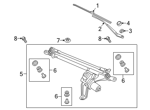 2020 Audi Q3 Wipers Diagram 4