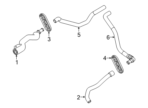 2019 Audi Q5 Hoses, Lines & Pipes Diagram