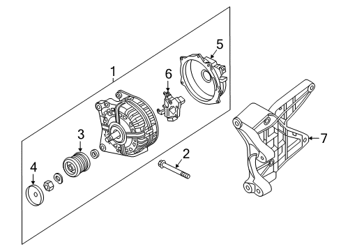 2021 Audi SQ5 Sportback Alternator