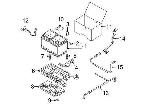 2024 Audi Q3 Battery Diagram for 000-915-089-F-DSP