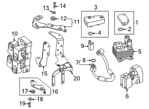 2021 Audi A7 Sportback Hoses & Lines Diagram