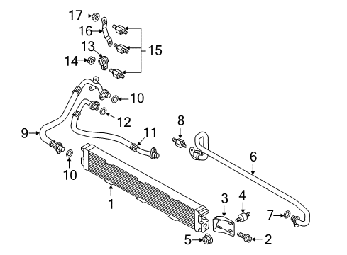 2015 Audi RS5 Oil Cooler Diagram
