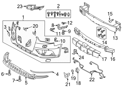 2020 Audi A3 Quattro Parking Aid Diagram