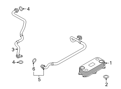 2010 Audi R8 Oil Cooler Diagram