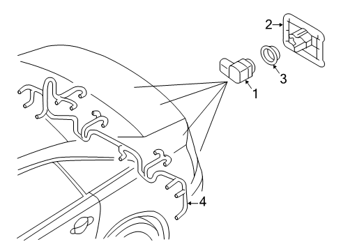 2017 Audi A6 Quattro Bumper & Components - Rear Diagram 6