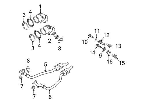 2024 Audi RS7 Sportback Exhaust Components
