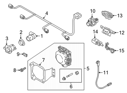 2025 Audi RS5 Sportback Cruise Con Diagram for 8W0-907-541-K