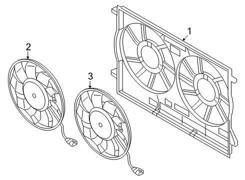 2018 Audi RS5 Cooling Fan Diagram