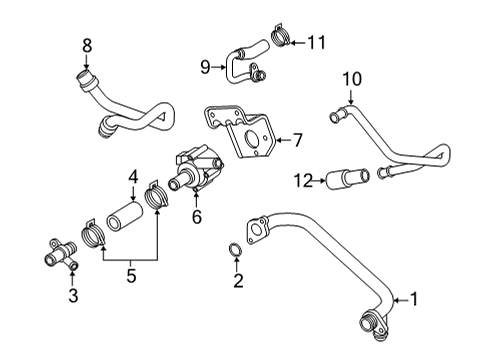 2020 Audi Q7 Hoses, Lines & Pipes Diagram 2