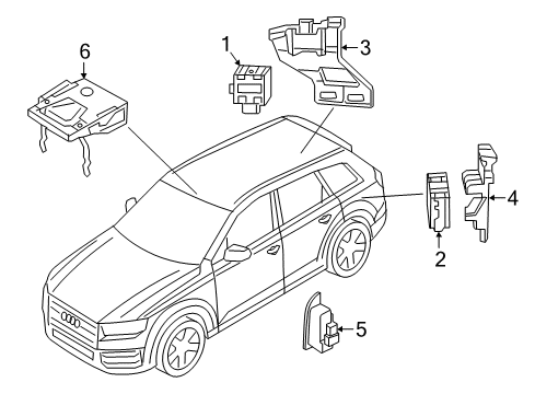 2018 Audi Q7 Lane Departure Warning Diagram